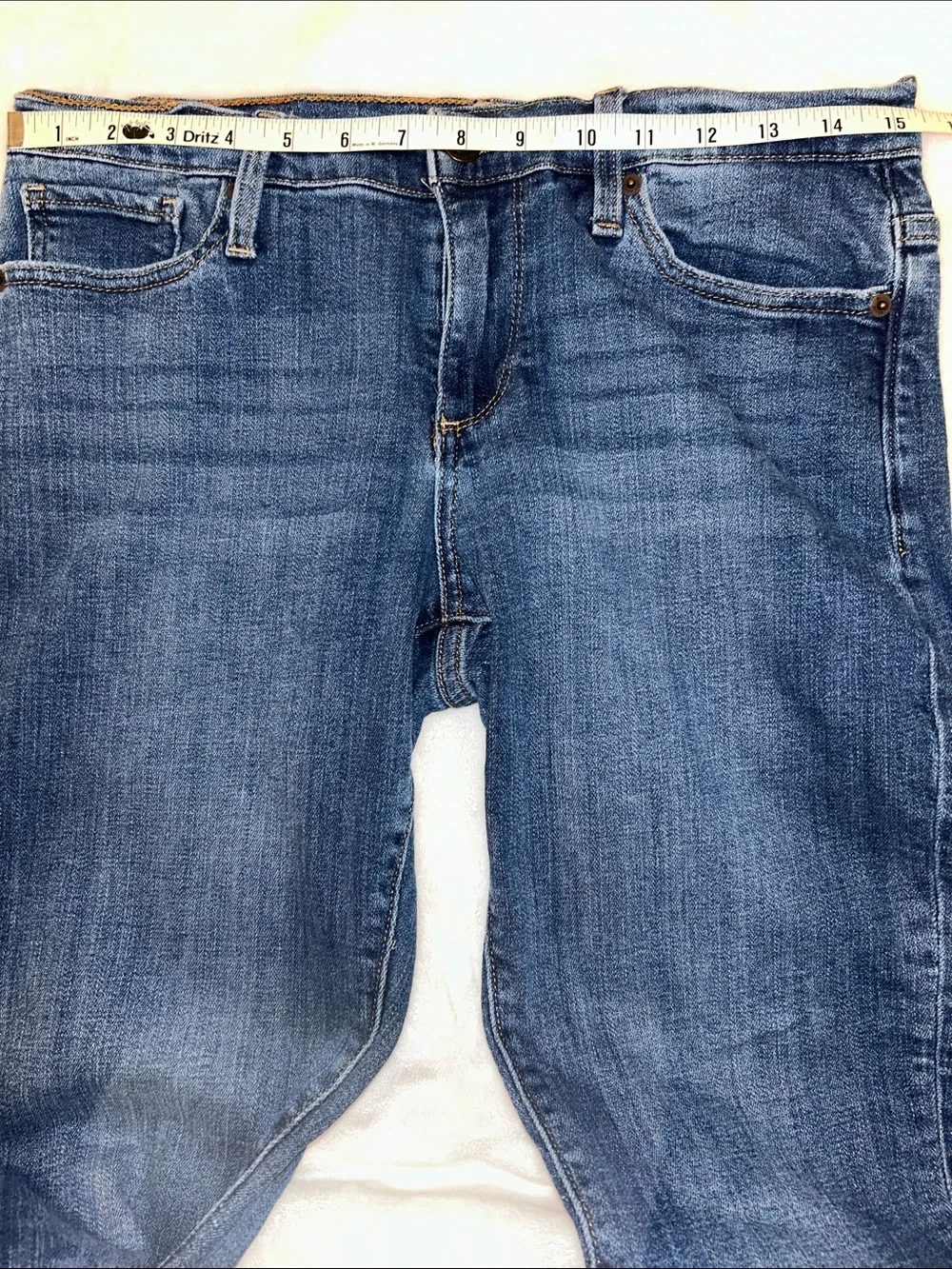 Lucky Brand Women's Easy Rider Mid Wash Blue Straight-Leg Jeans size 6 - Picture 11 of 14